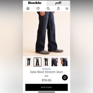 Buckle Jake Boot Stretch Jean
BKE